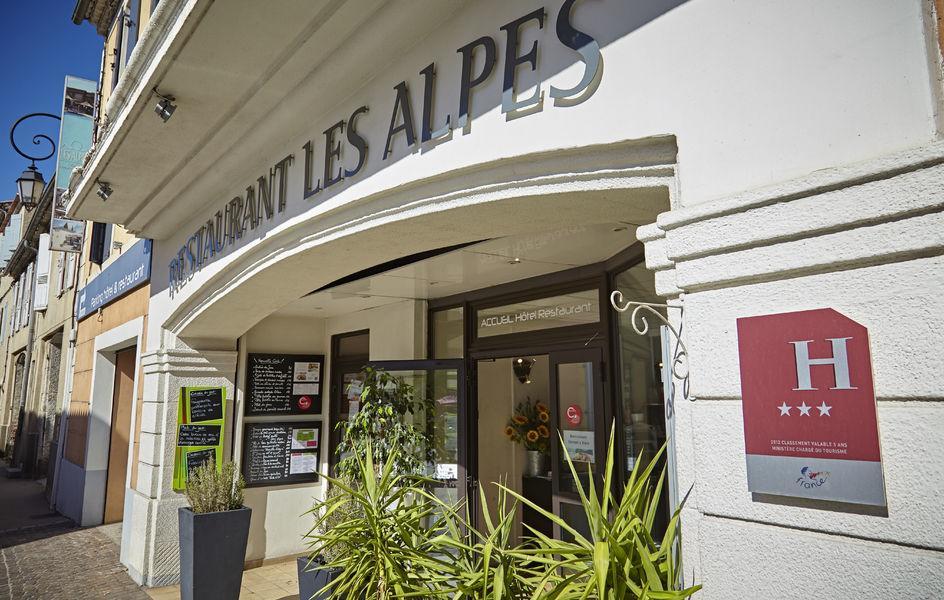 Hôtel des Alpes Gréoux-les-Bains Exterior foto